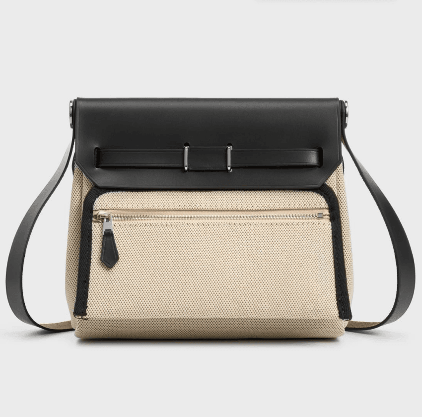 Hollmory Canvas And Leather Crossbody Herbag 2025