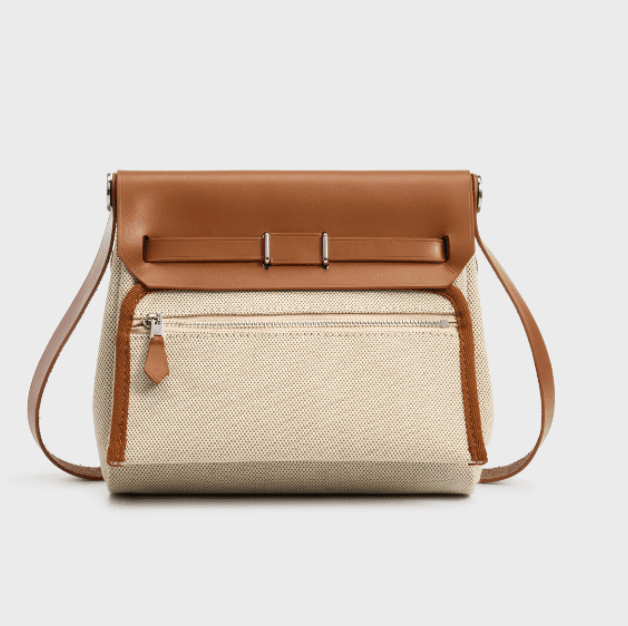 Hollmory Canvas And Leather Crossbody Herbag 2025