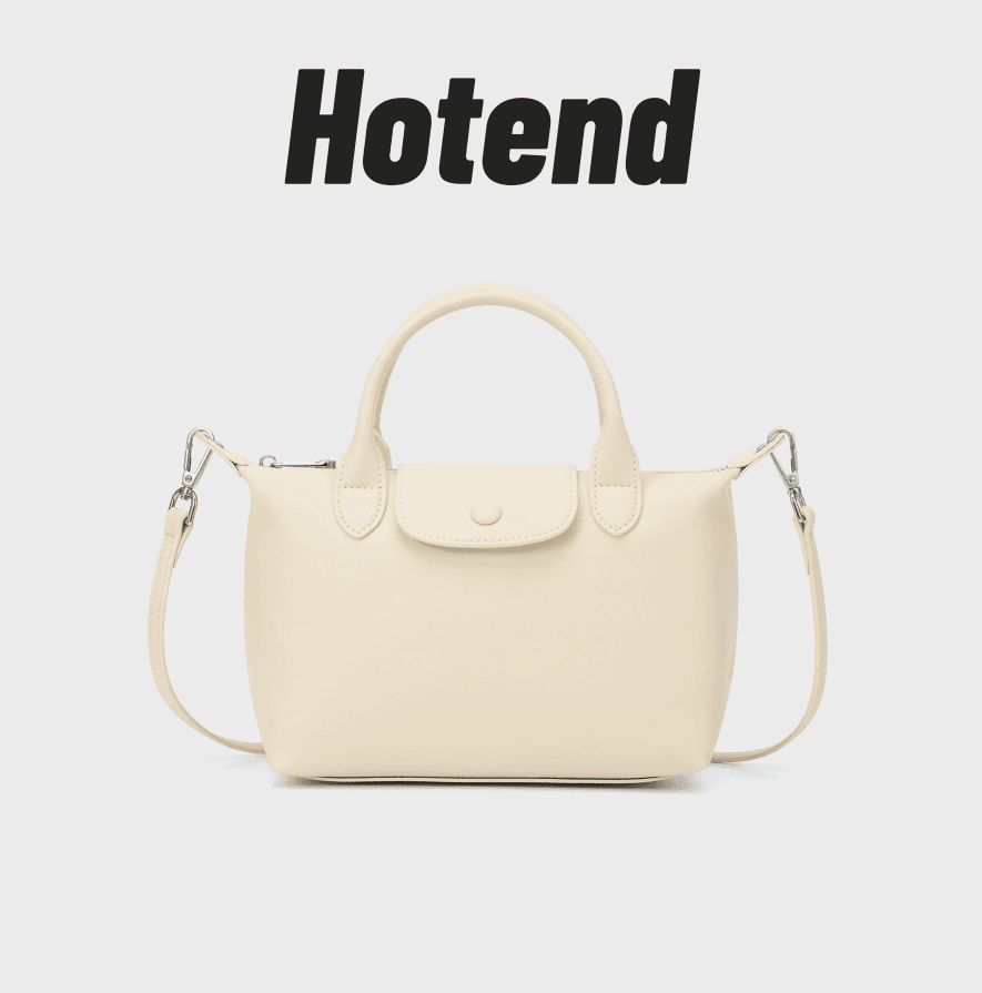Hotend Medium DL Crossbody Bag-White