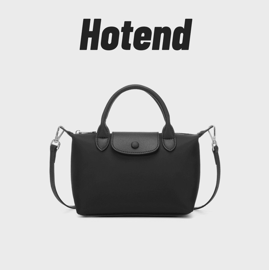 Hotend Medium DL Crossbody Bag-Black