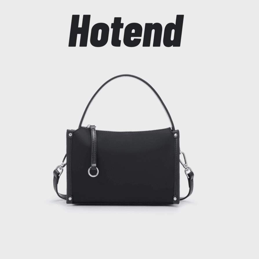 Hotend Pillow Crossbody Bag - Nero Antico