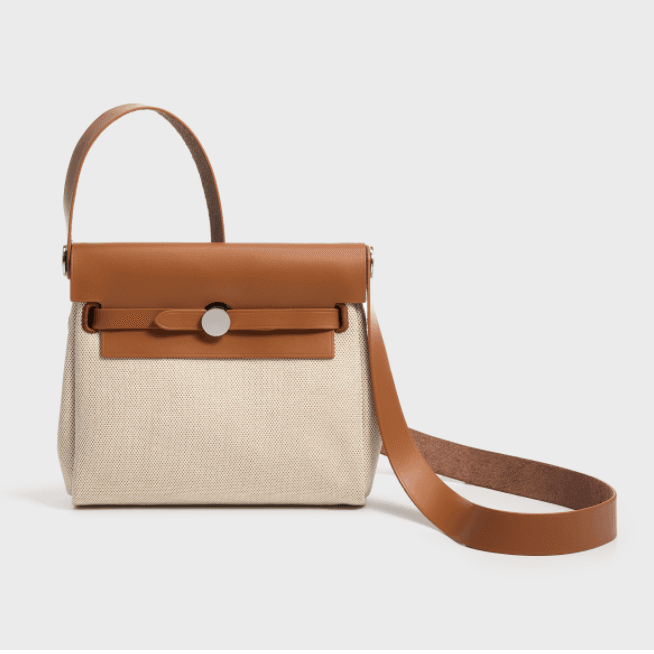 Hollmory Canvas And Leather Crossbody Herbag 2025